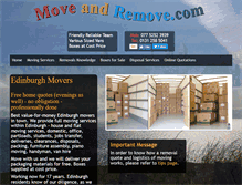 Tablet Screenshot of moveandremove.com